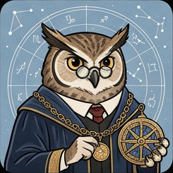 Hibou Astrologue Zodiaque