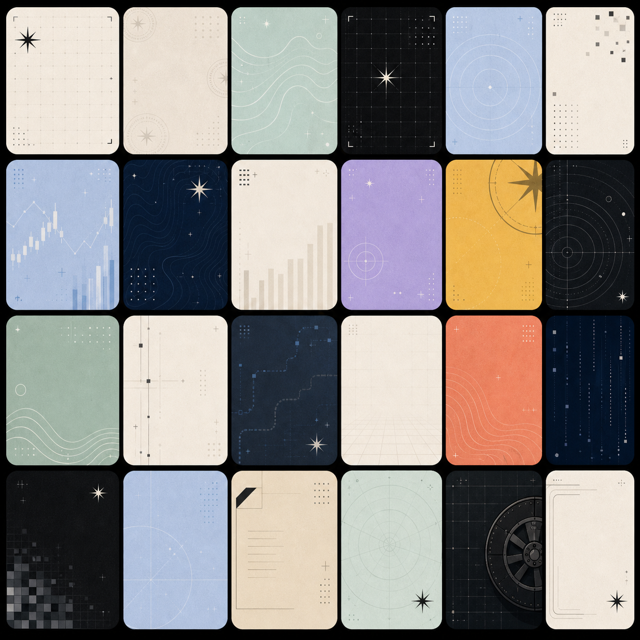 Backgrounds V2 reference board