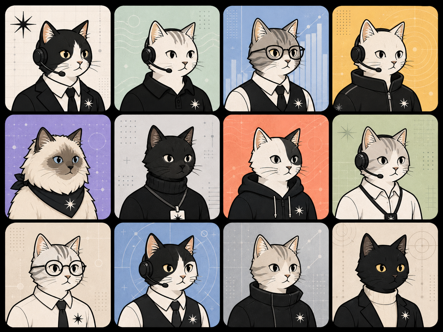 Compliance Cats reference board